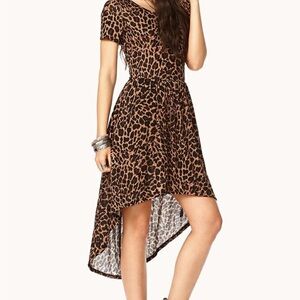Forever 21 Animal Print High-Low Dress